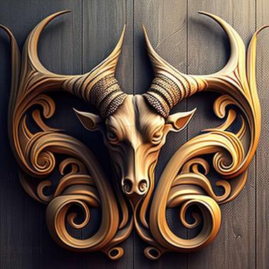 3D model horns (STL)